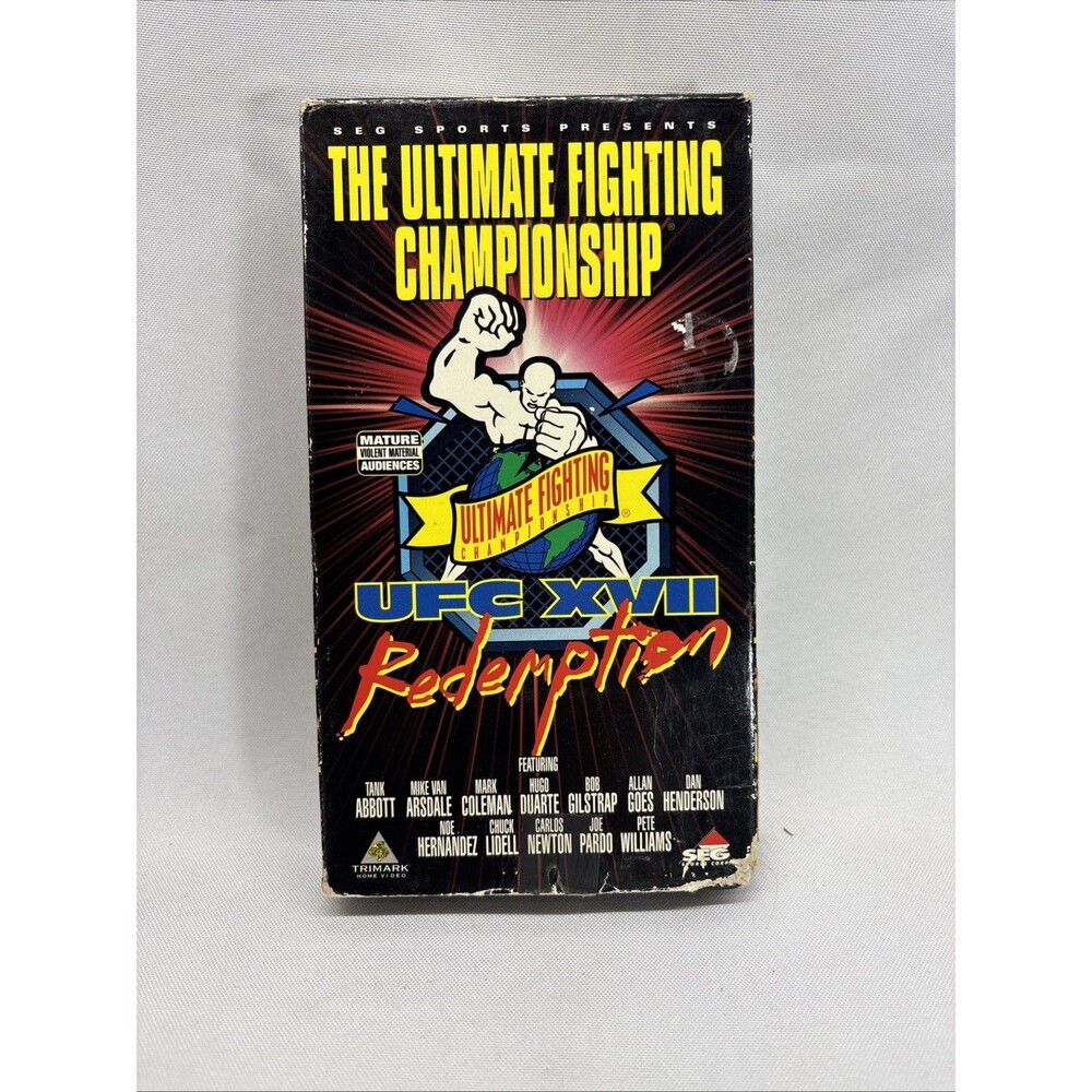 The Ultimate Fighting Championship XVII - Redemption (VHS, 1999) Chuck Lidell